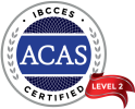 Advanced Certified Autism Specialist badge from IBCCES ACAS