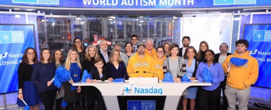 Dr. Stephen Shore Rings the Bell for Autism Awareness