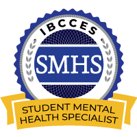 SMHS - Student Mental Health Specialist badge from IBCCES