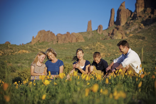 14 Mesa Parks family out in field