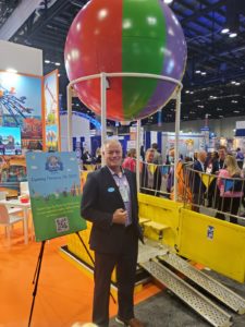 Myron Pincomb at IAAPA Peppa Pig Theme Park Florida Announcement