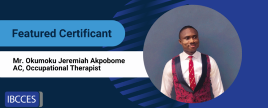 Featured Certificant: Mr. Okumoku Jeremiah Akpobome