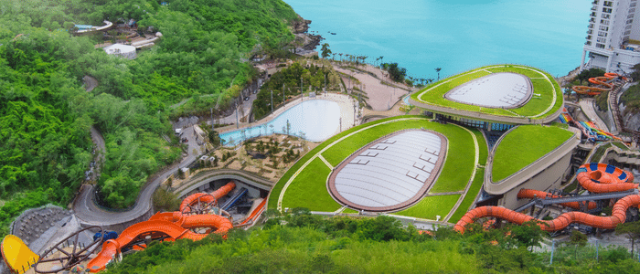 Top View of Water World